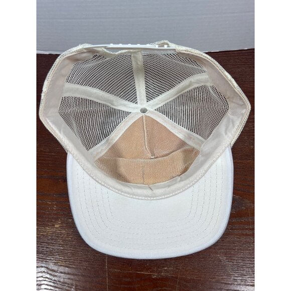 Vintage Transco Mesh Trucker Hat White Adjustable Snapback Hat X3 - Picture 3 of 3